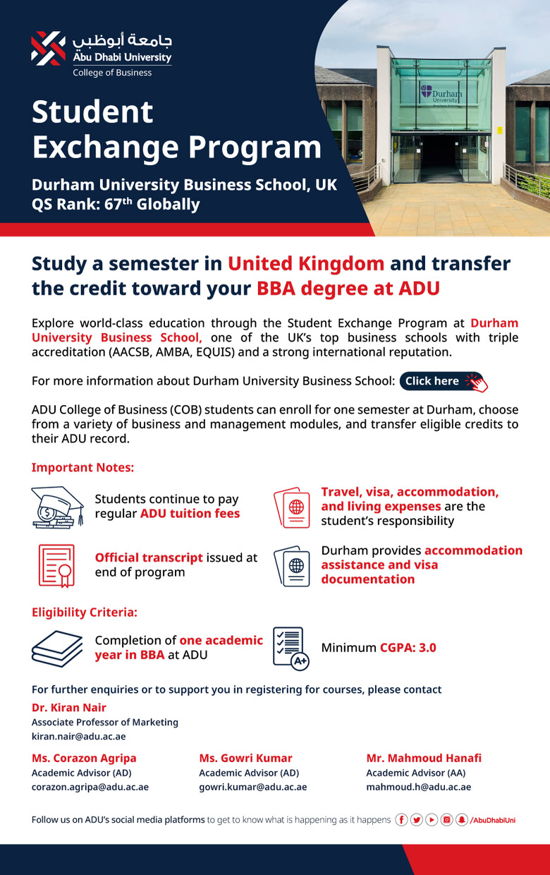 Study Abroad Program - Durham University