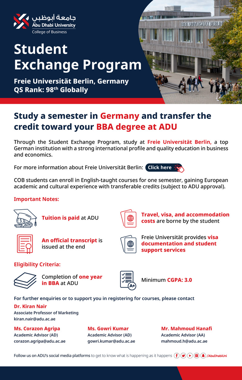 Study Abroad Program - Freie Universitat Berlin