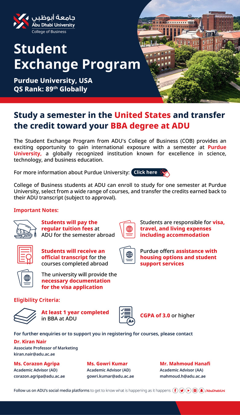Study Abroad Program - Purdue University