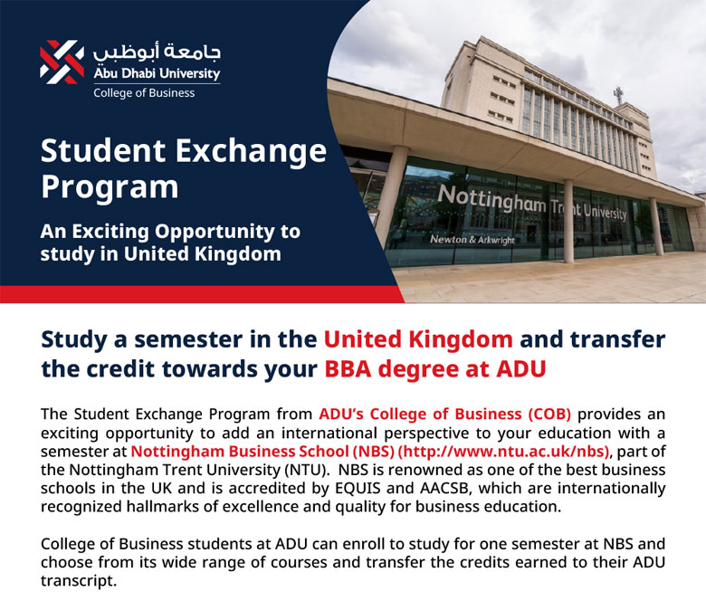 Study Abroad Program - Nottingham Business School