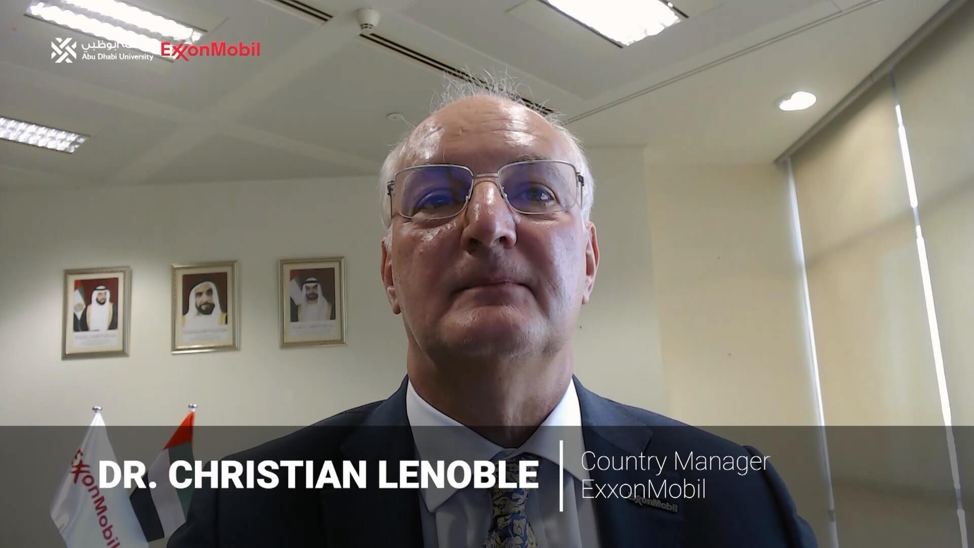 Dr. Christian Lenoble - Country Manager at ExxonMobil