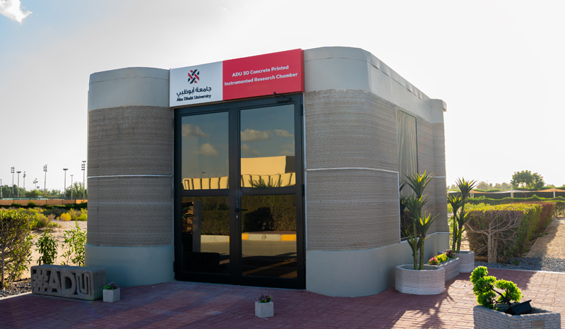 3D Concrete Printed Instrumented Research Chamber