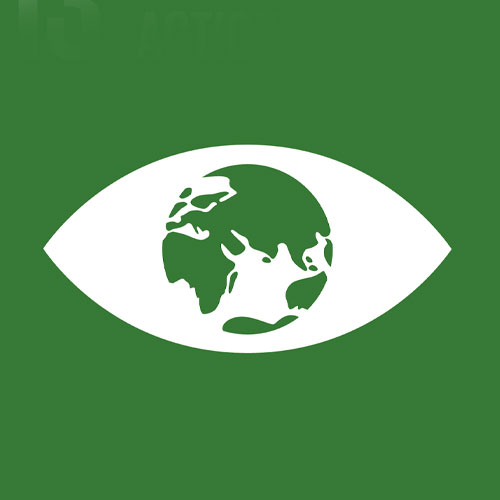 Climate Action symbol promoting environmental responsibility.