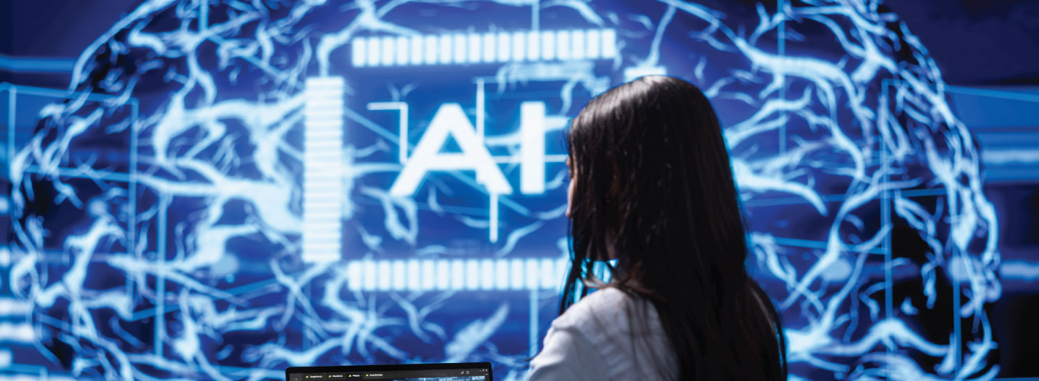 Diverse group of students discussing project together