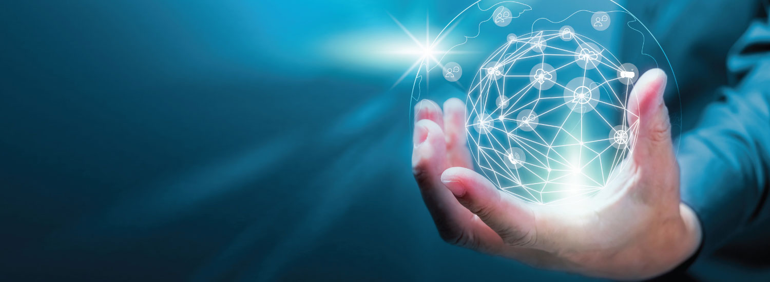 Diverse group of students discussing project together